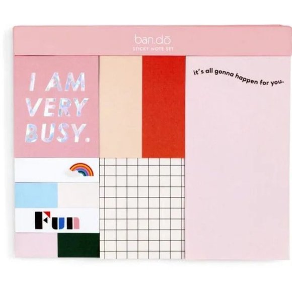 Sticky Note Set I Am Very Busy Office - Picture 3 of 3